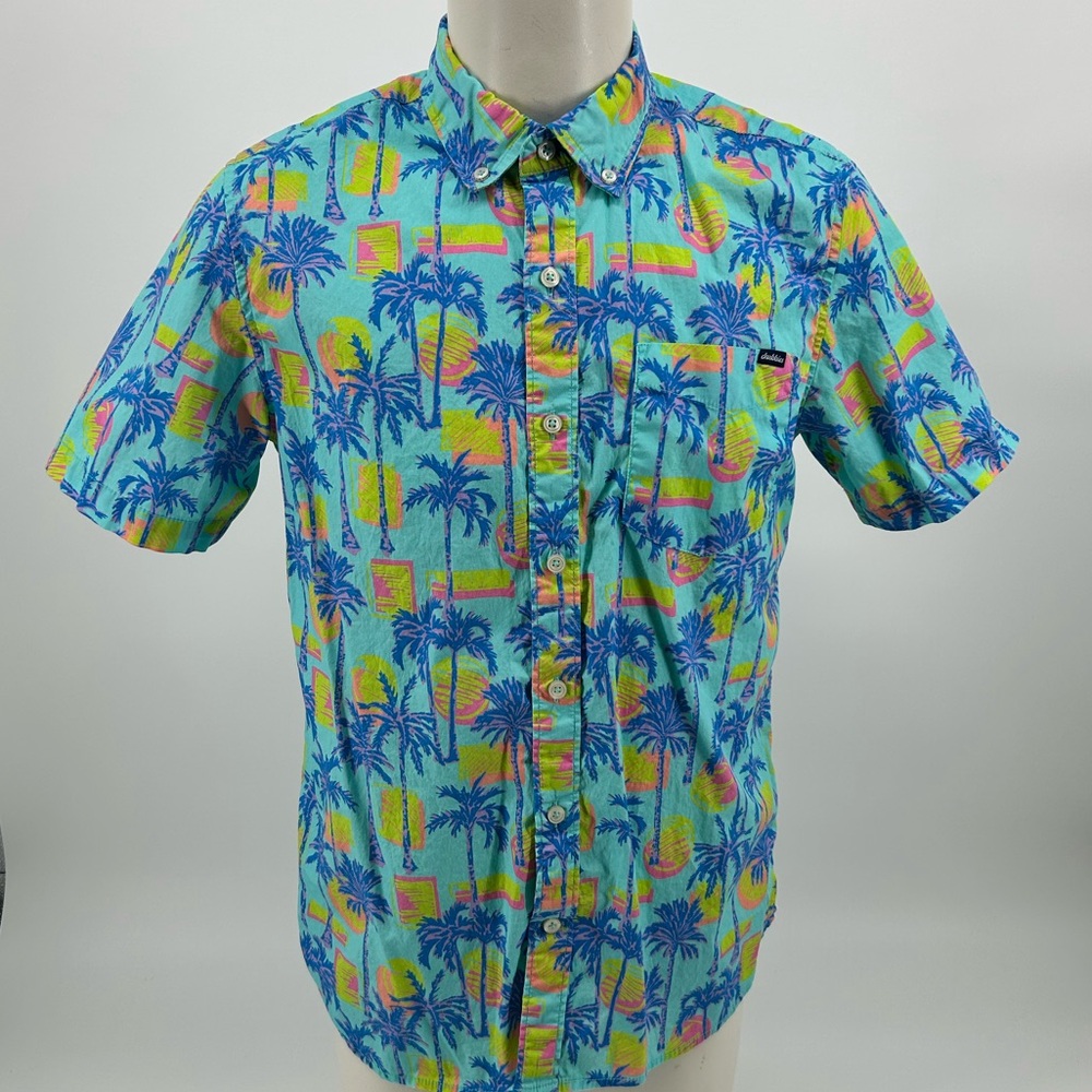 Chubbies Multicolor Tropical Palm Print Shirt
